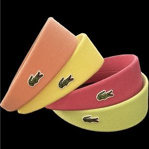 Lacoste Authentic headband set of 4 Brand New
